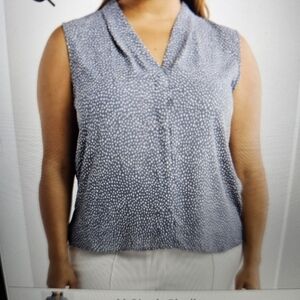 NWT Nordstrom Rack V-Neck Sleeveless Shell Office Career  3X